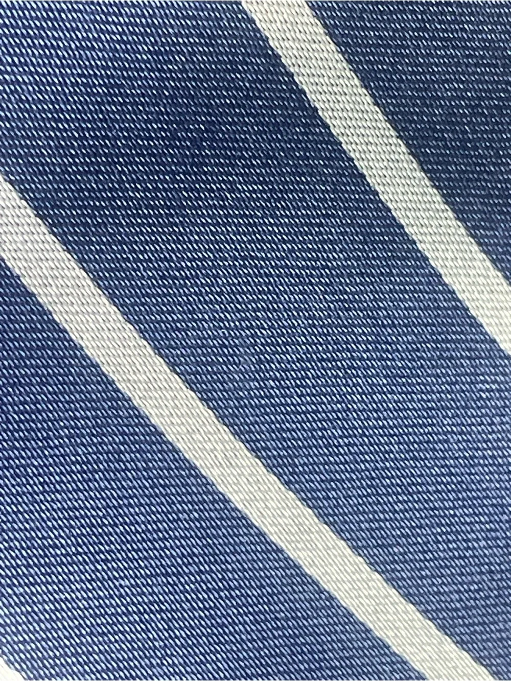 Brooks Brothers Makers Repp Silk Tie Navy Blue Preppy Striped Textured Necktie